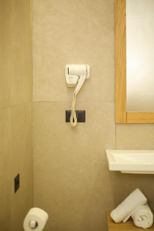 Koupelna v ubytování Hotel Brooklyn Vlore