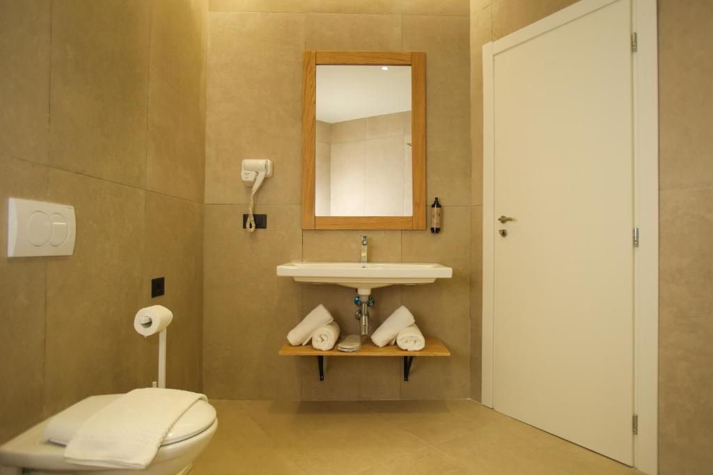 Koupelna v ubytování Hotel Brooklyn Vlore