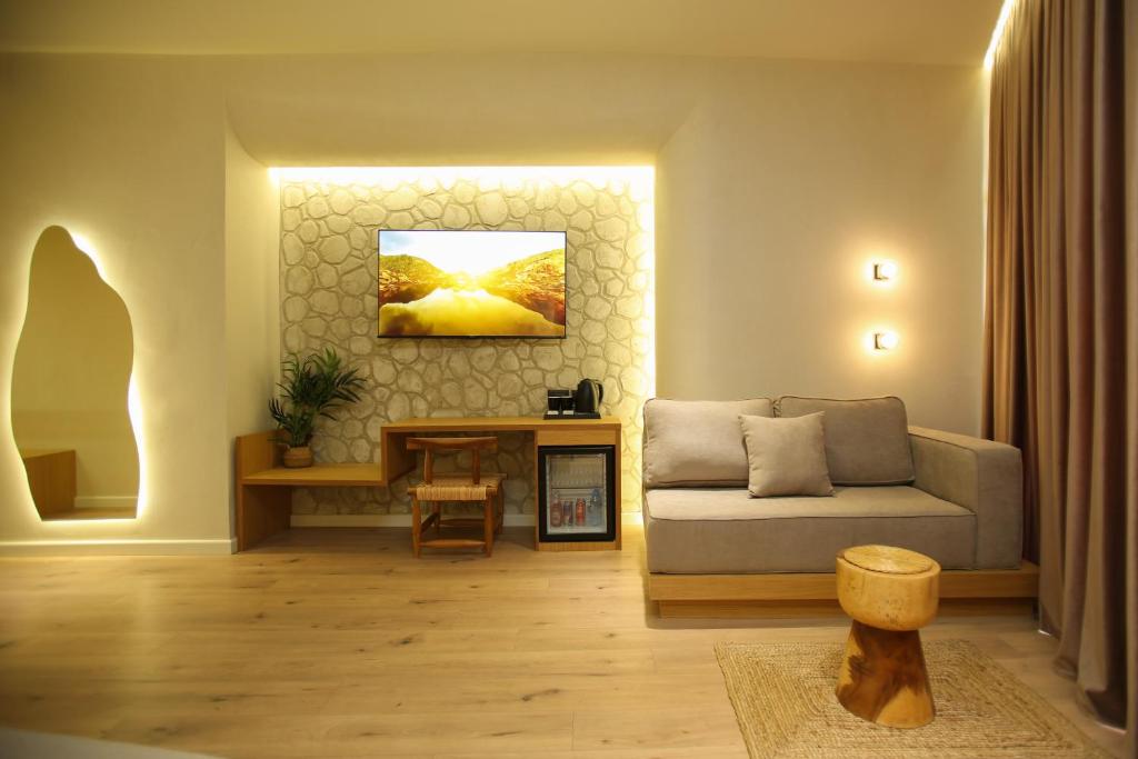 Posezení v ubytování Hotel Brooklyn Vlore
