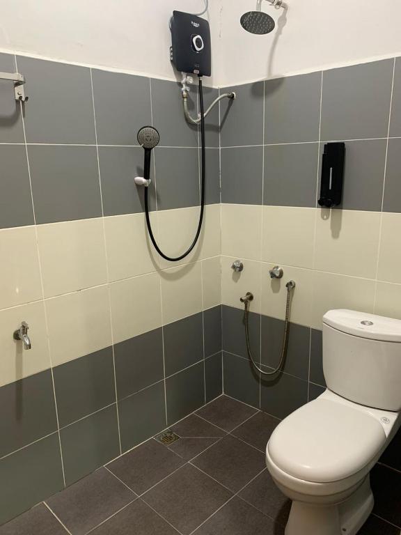 Koupelna v ubytování BB Durio Chalet