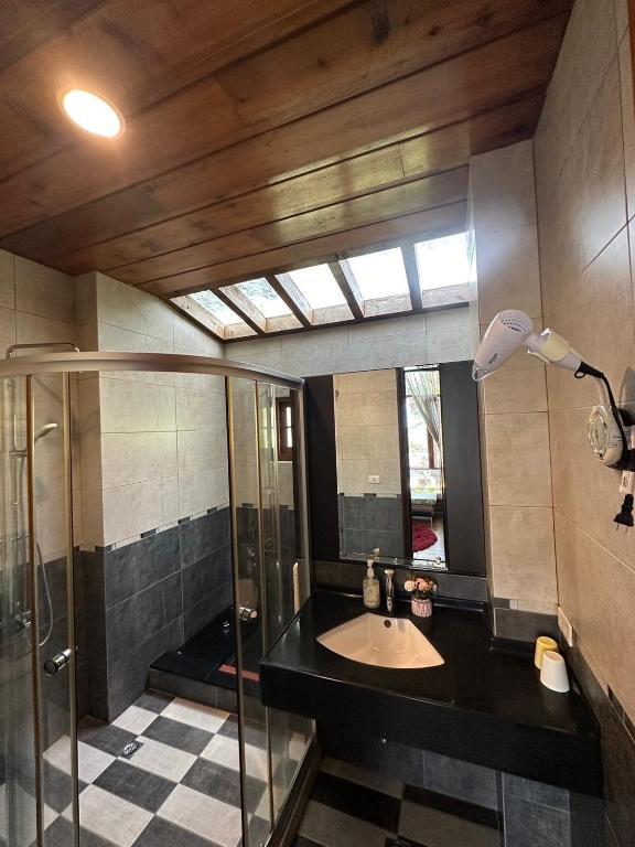 Koupelna v ubytování TFG B&B