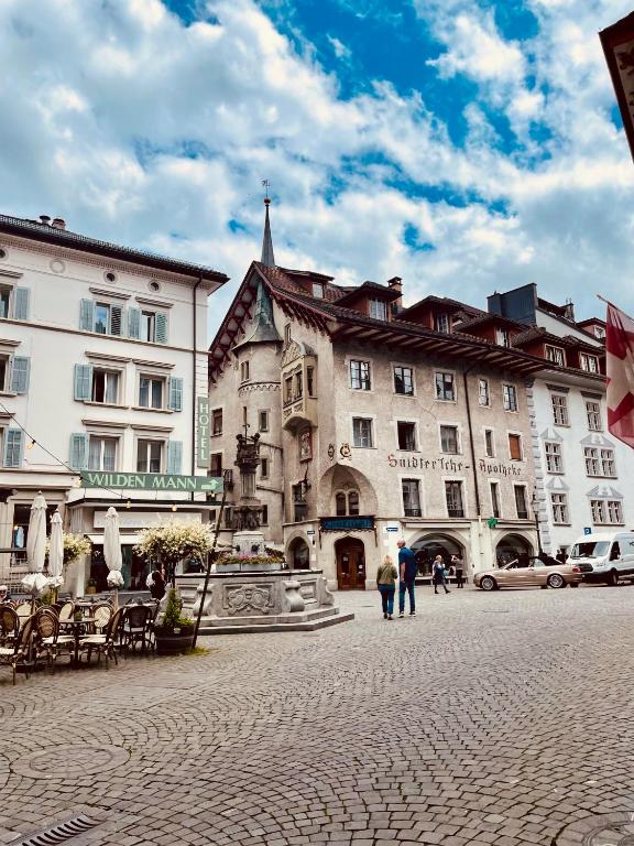 Budova, kde se apartmán nachází