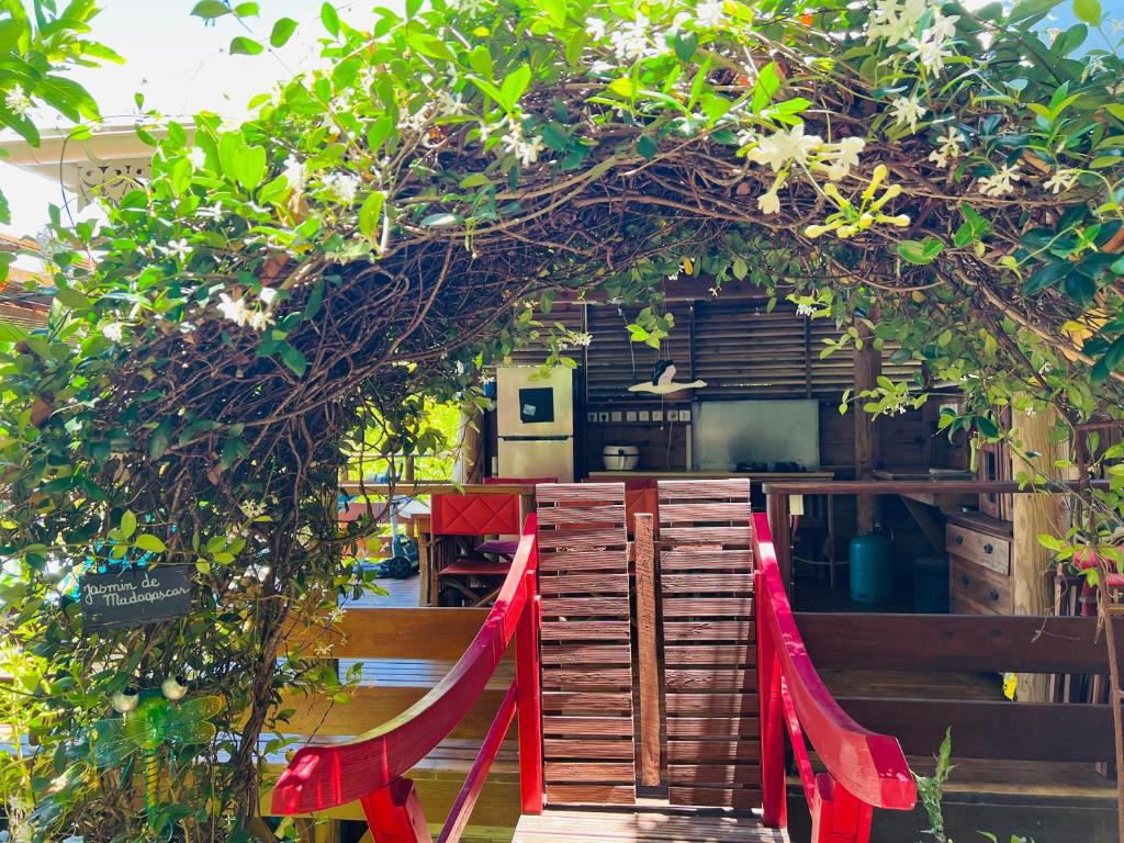 Zahrada ubytování Terres D'Éden, Le Gîte de Charme