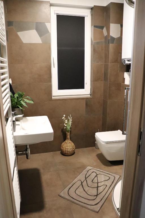 Koupelna v ubytování Apartmány B. Němcové