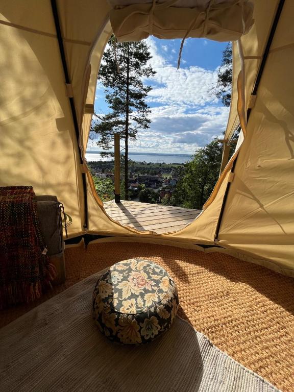 Příroda nedaleko luxury tent