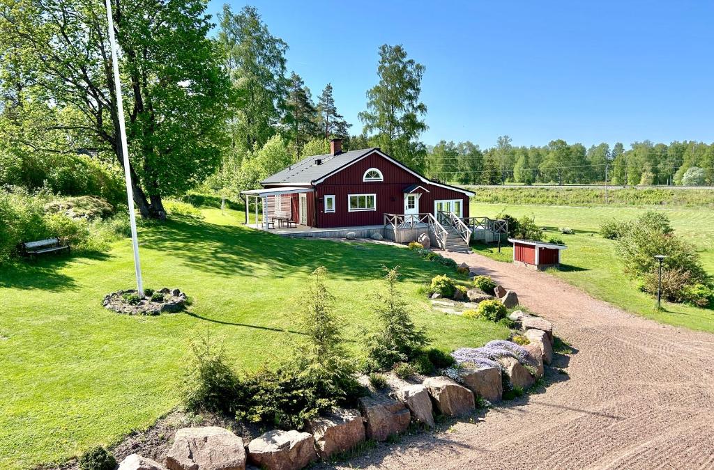 Zahrada ubytování Villa Persås