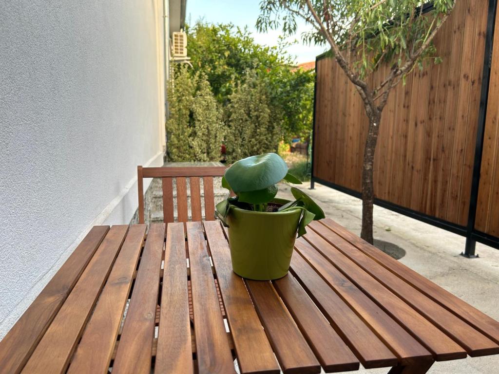 Balkón nebo terasa v ubytování Lemon Breeze Studio in Shkodra