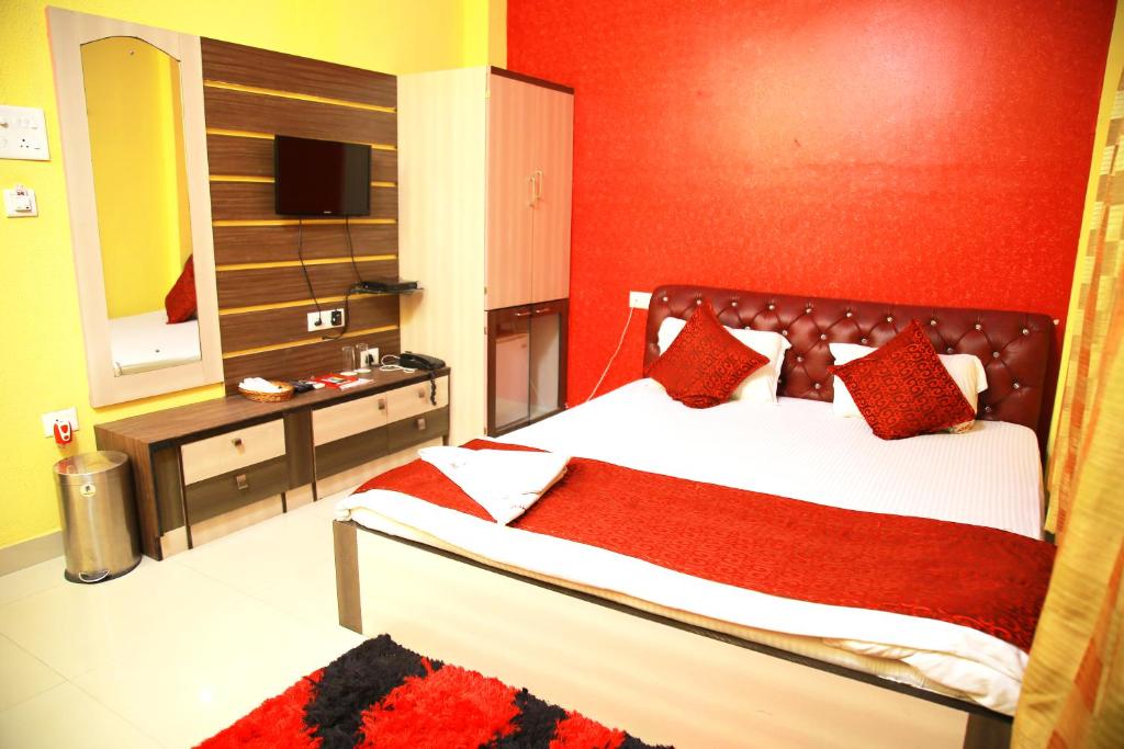 Postel nebo postele na pokoji v ubytování Babul Hotel