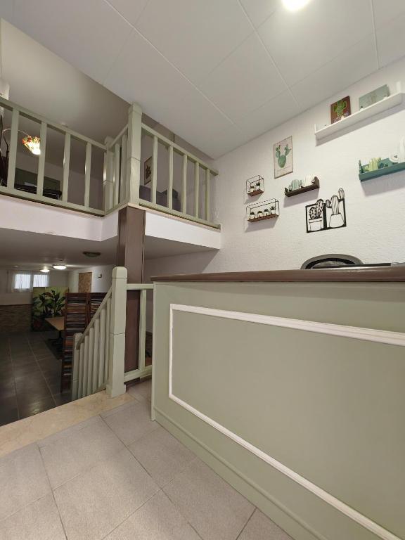 Kuchyň nebo kuchyňský kout v ubytování Hostal Noray