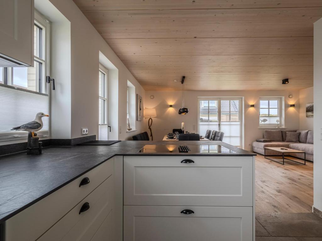 Kuchyň nebo kuchyňský kout v ubytování Strandgut 4