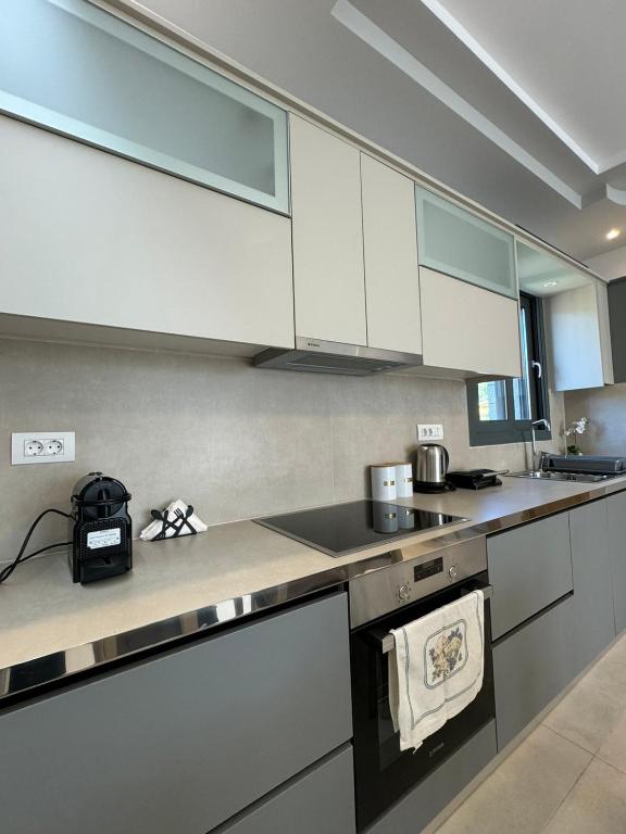 Kuchnia lub aneks kuchenny w obiekcie Iris Villas Complex