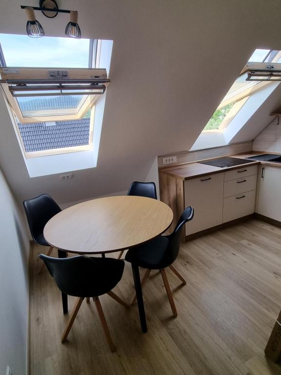 Kuchyň nebo kuchyňský kout v ubytování Room Sodja