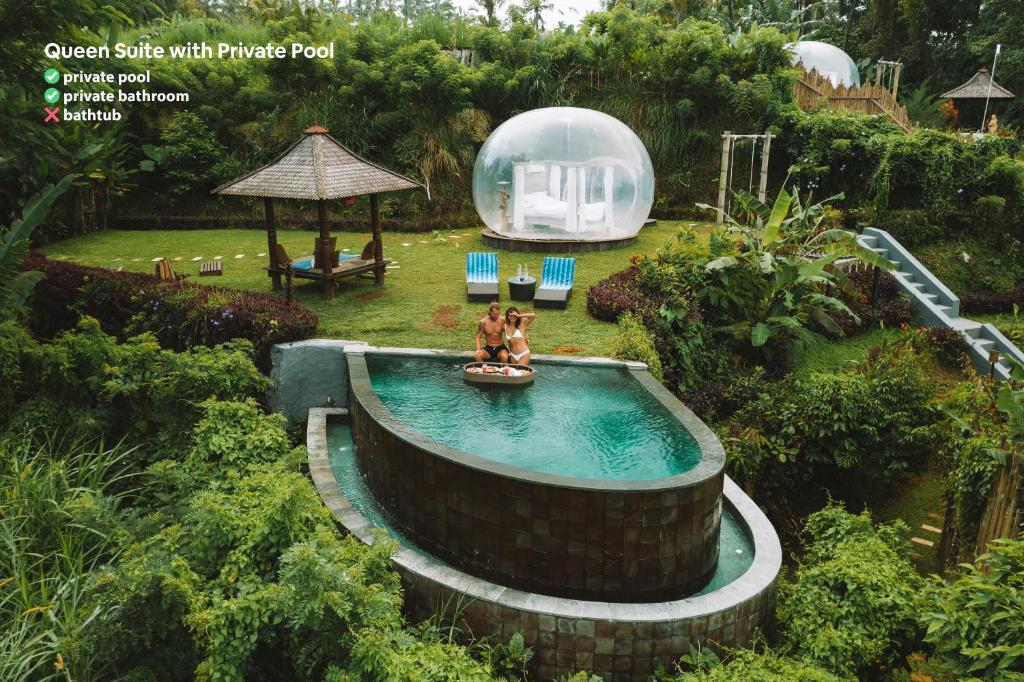 Bazén v ubytování Bubble Hotel Bali Ubud - Adults Only nebo v jeho okolí