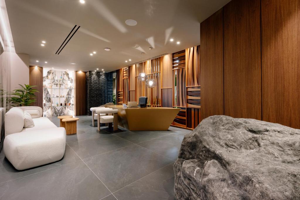 Posezení v ubytování Paros Agnanti Resort & Spa