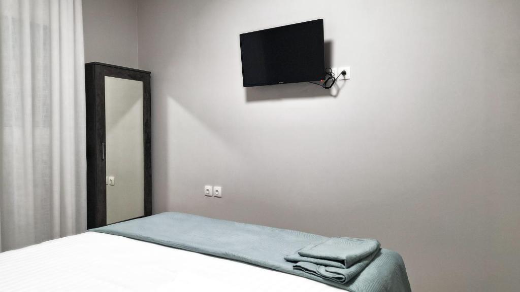 TV a/nebo společenská místnost v ubytování Eleni's Apartment Nafpaktos