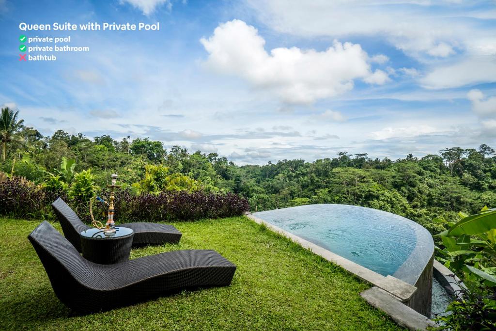 Bazén v ubytování Bubble Hotel Bali Ubud - Adults Only nebo v jeho okolí