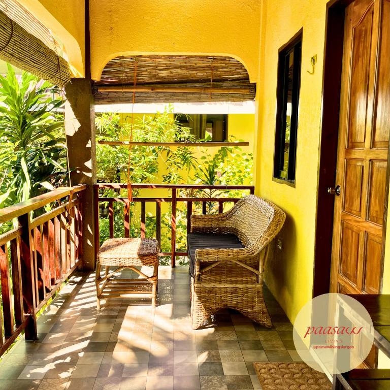 Balkón nebo terasa v ubytování Paasaw Living Siargao