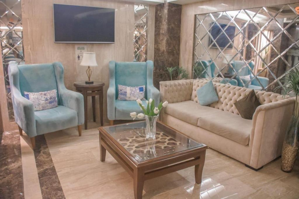 Posezení v ubytování Amoun Hotel Alexandria