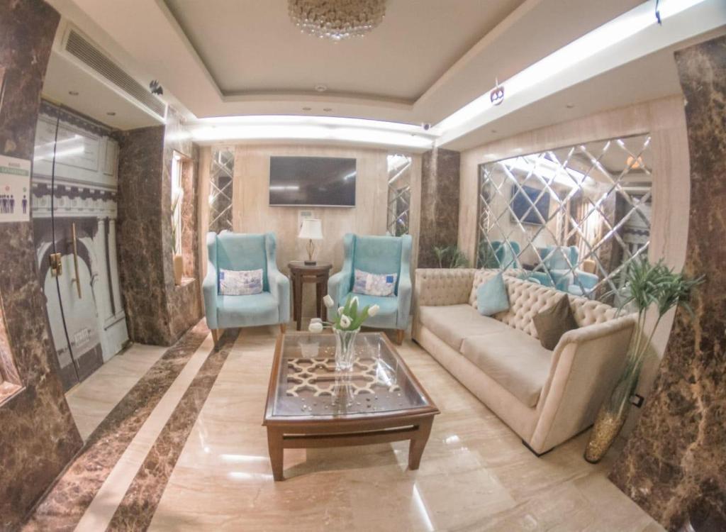 Posezení v ubytování Amoun Hotel Alexandria