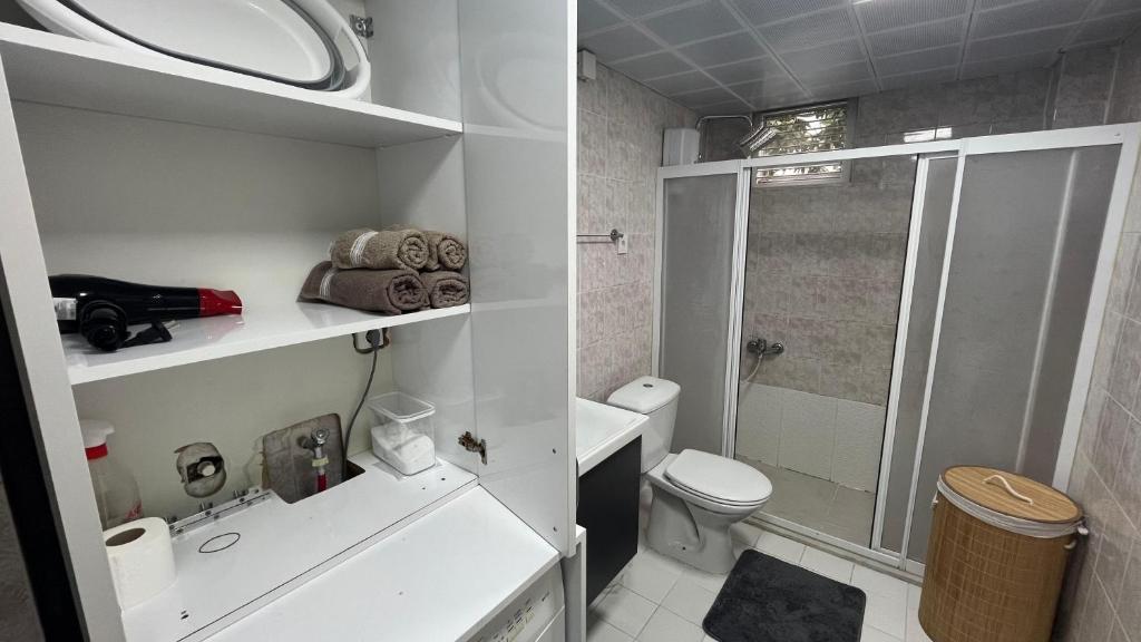 Koupelna v ubytování AFŞiN HOMES