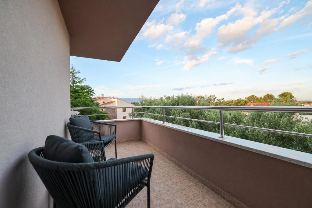 Balkón nebo terasa v ubytování Apartments Anita