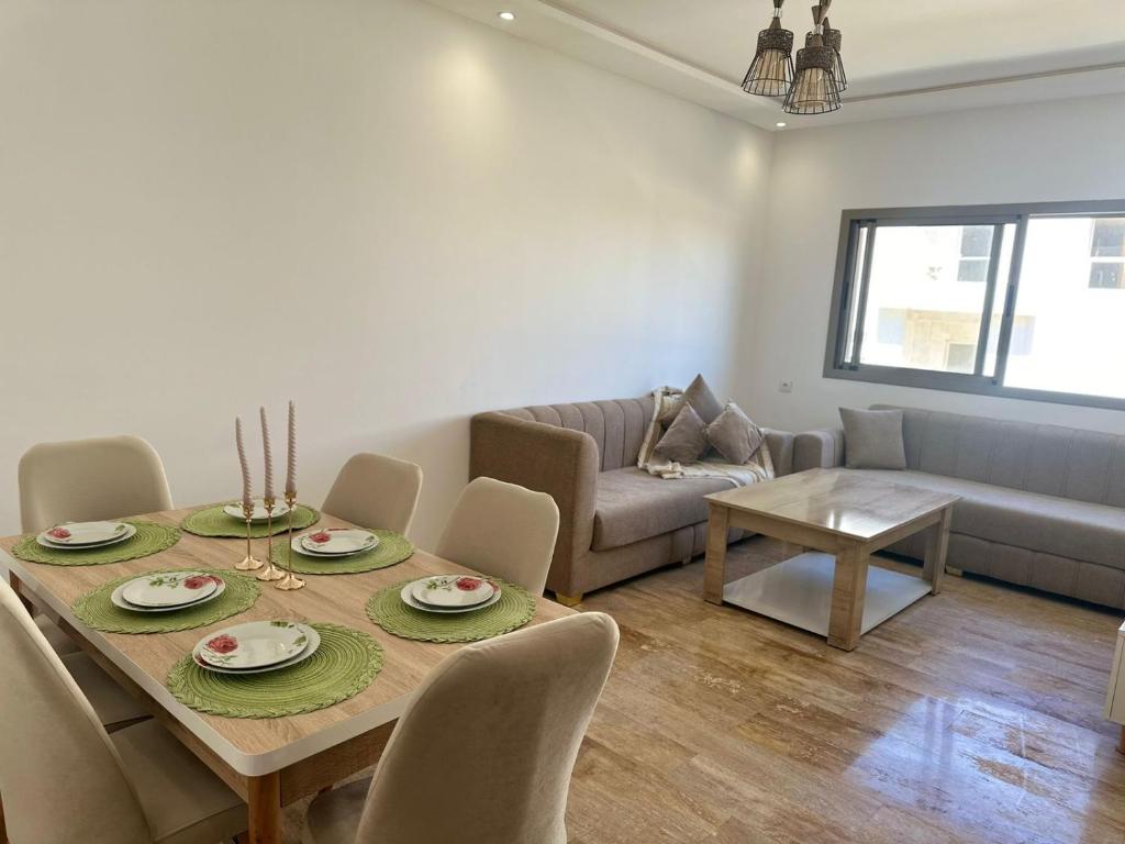 Posezení v ubytování heaven beach sidi rehal