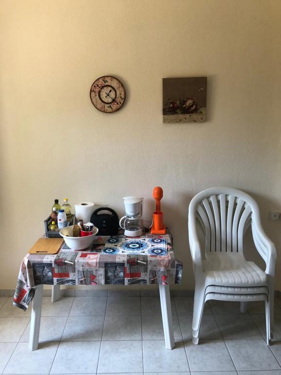 Posezení v ubytování Accommodation Lydia