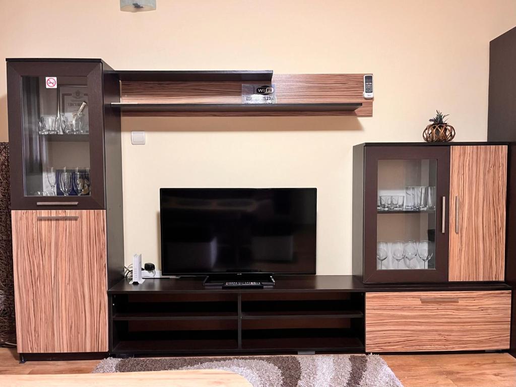 TV a/nebo společenská místnost v ubytování Paradise Apartment - Breathtaking View