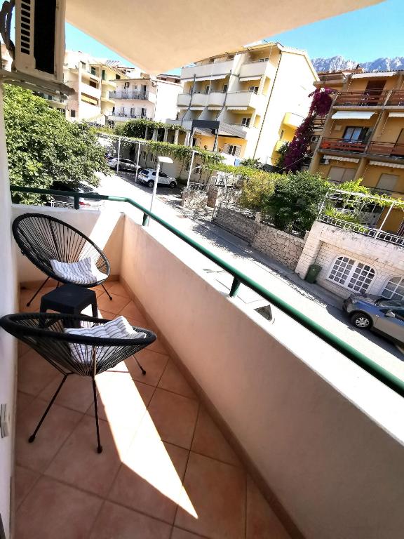 Balkón nebo terasa v ubytování Apartmani Rudelj