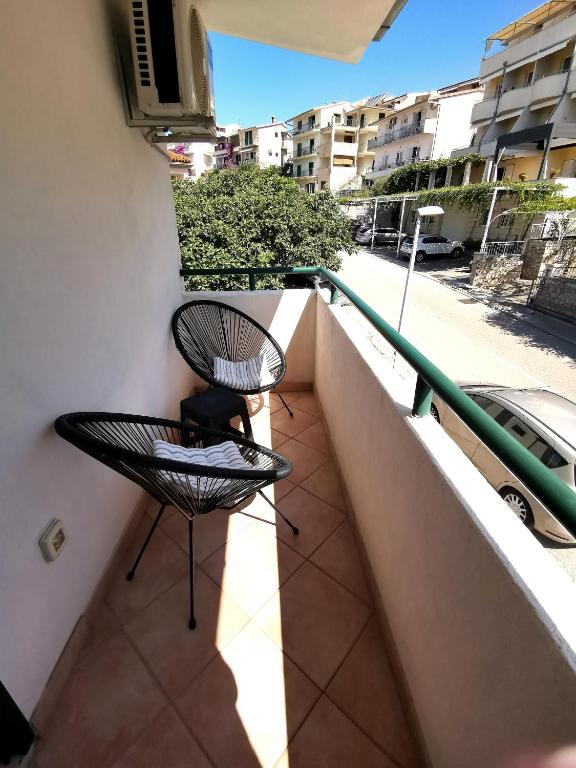 Balkón nebo terasa v ubytování Apartmani Rudelj