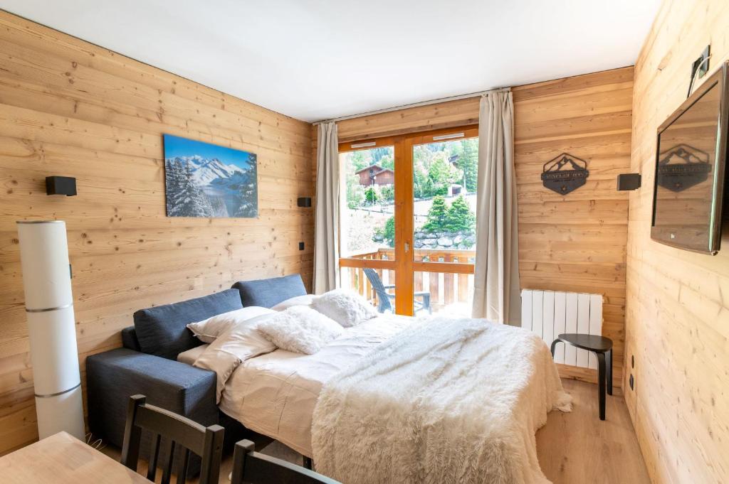 Postel nebo postele na pokoji v ubytování LA TURRA - 301 - Appt 6 pers