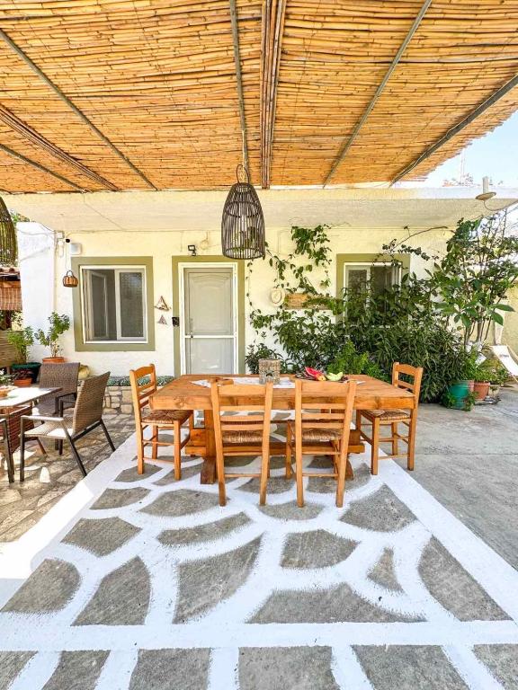 Patio nebo venkovní prostory v ubytování Myrtia - Cretan Guest House