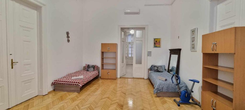 Postel nebo postele na pokoji v ubytování Universal Apartment Budapest