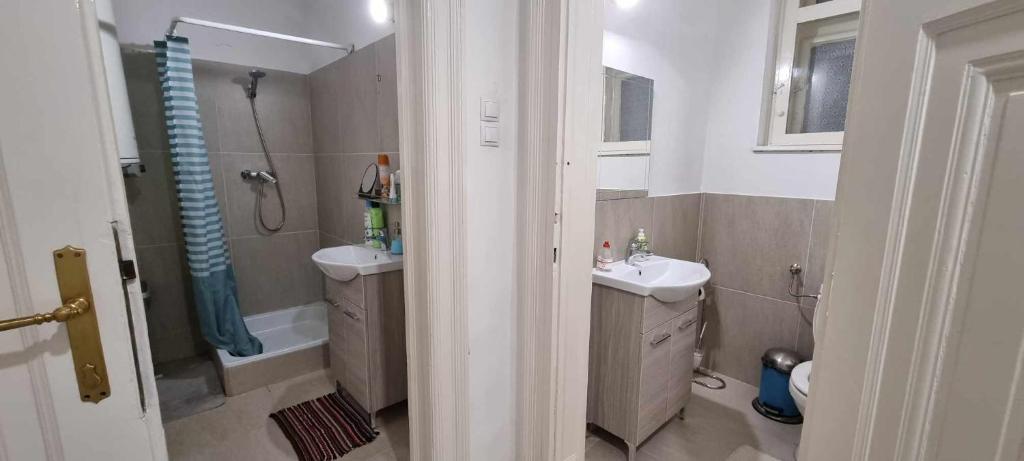 Koupelna v ubytování Universal Apartment Budapest