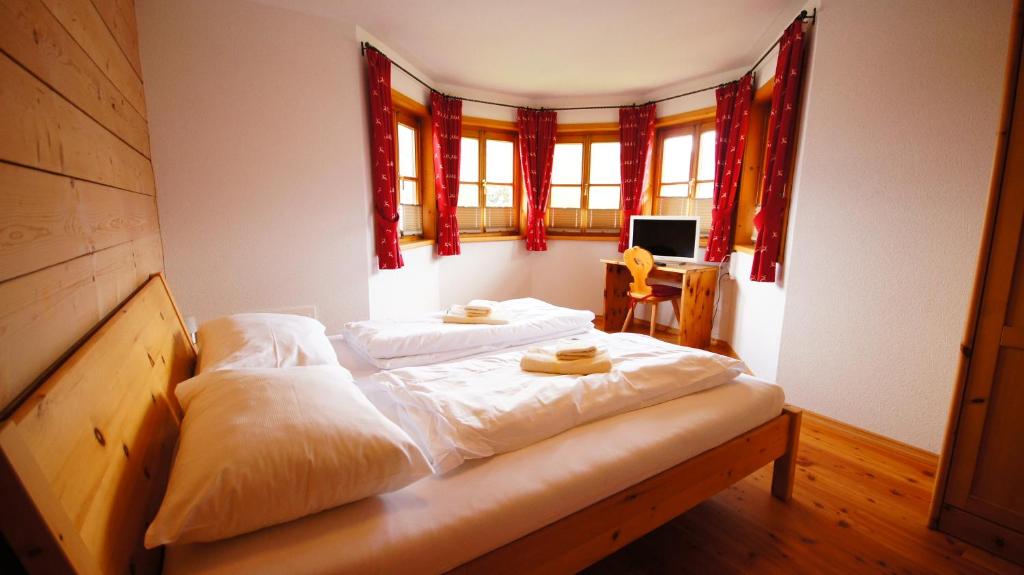 Postel nebo postele na pokoji v ubytování Chalet Lisa