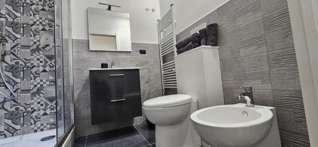 Koupelna v ubytování B&B Via Roma