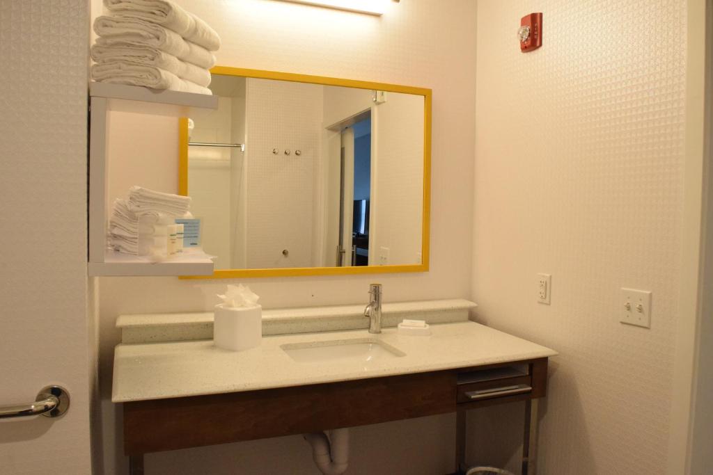 Koupelna v ubytování Hampton Inn Hamburg