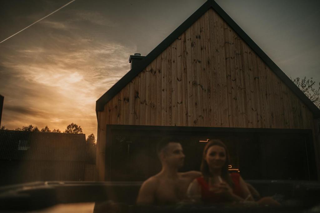 Hostia v ubytovaní Nowoczesny drewniany domek CHILL HOUSE