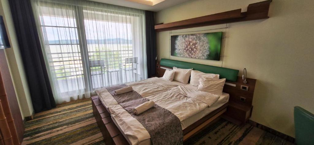 Postel nebo postele na pokoji v ubytování Vital Hotel Nautis