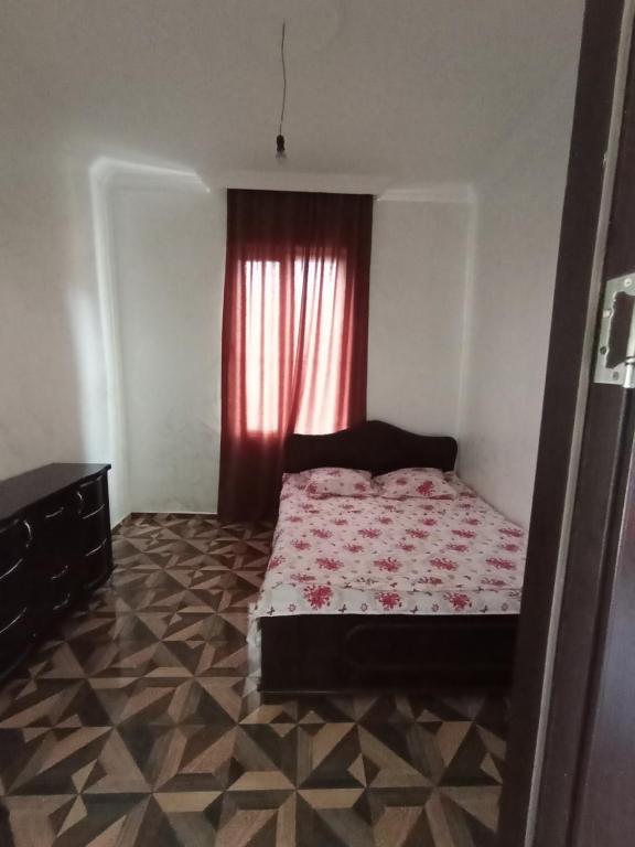 Postel nebo postele na pokoji v ubytování Likas haus