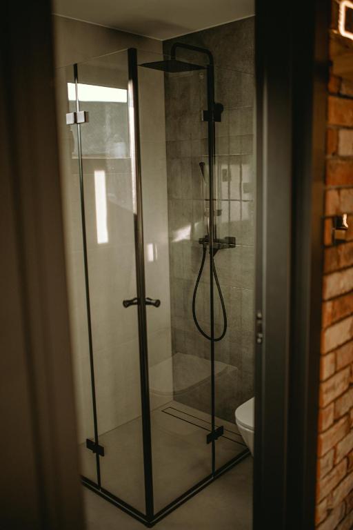 Kúpeľňa v ubytovaní Nowoczesny drewniany domek CHILL HOUSE