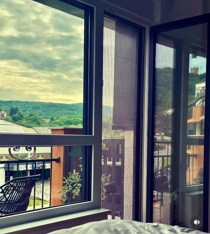 Balkon ili terasa u objektu Fruške 202 studio apartman