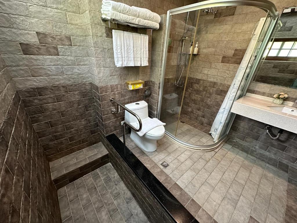 Koupelna v ubytování TFG B&B