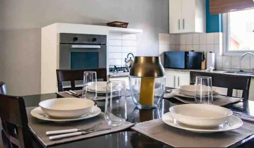 Kuchyň nebo kuchyňský kout v ubytování Beach Life Apartments