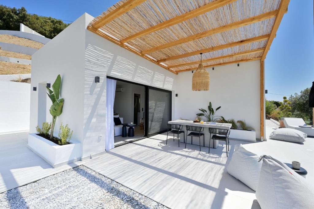 Posezení v ubytování Etherial View Villas Skiathos