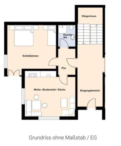 Půdorys ubytování Peak View Appartements