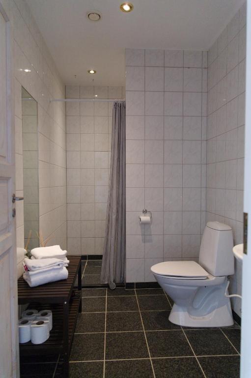 Koupelna v ubytování Hotel Hundested