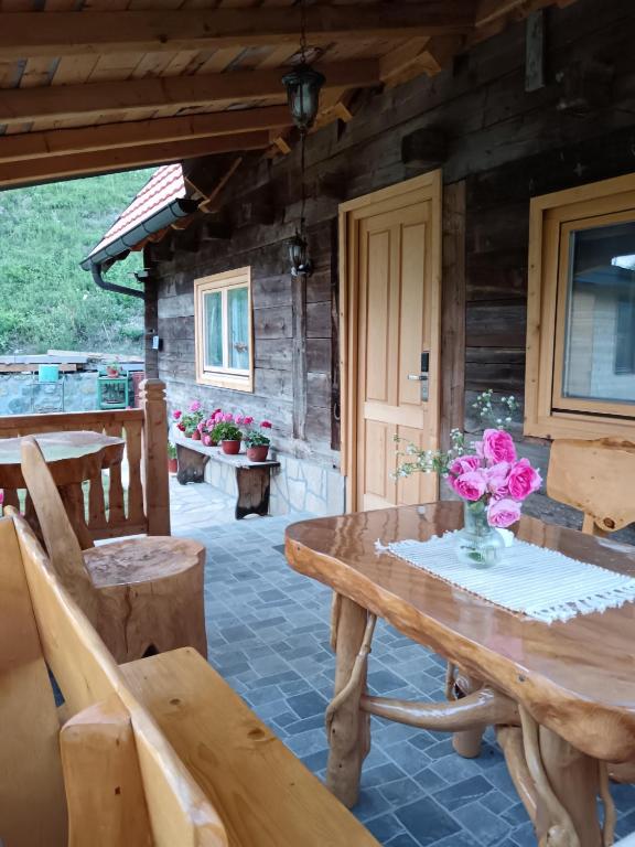 Posezení v ubytování Brvnara Etno Lux