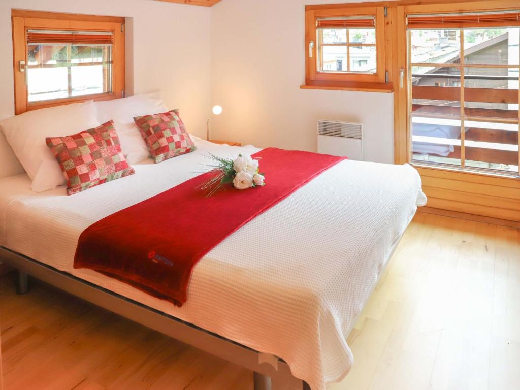 En eller flere senger på et rom på Holiday Home Gädi by Interhome