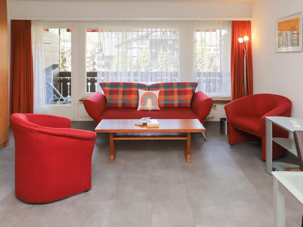 Posezení v ubytování Apartment Matten - Utoring-9 by Interhome